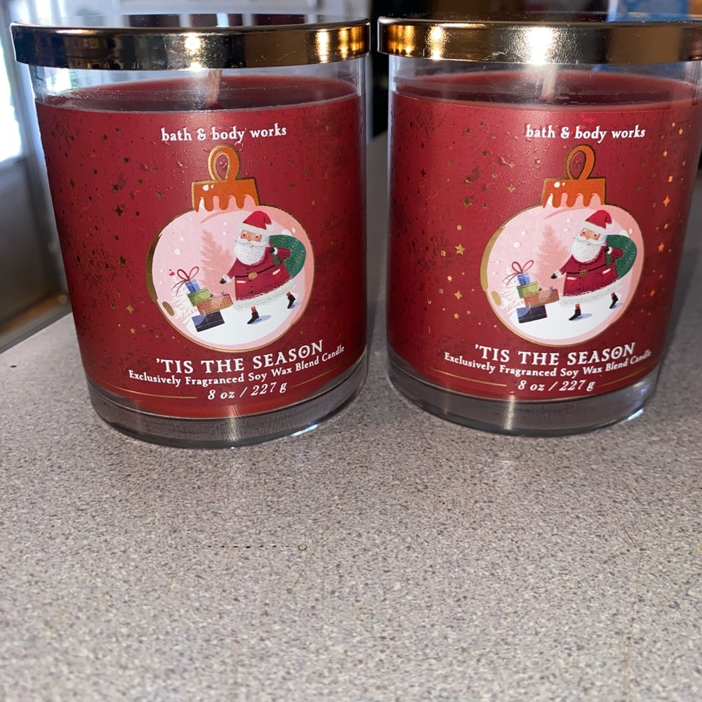 Bath & Body Works 'Tis The Season Red Candle